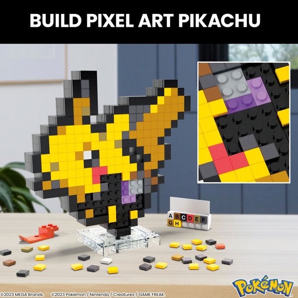 Stavebnica Mega Bloks Art Pikachu (Pokemon)