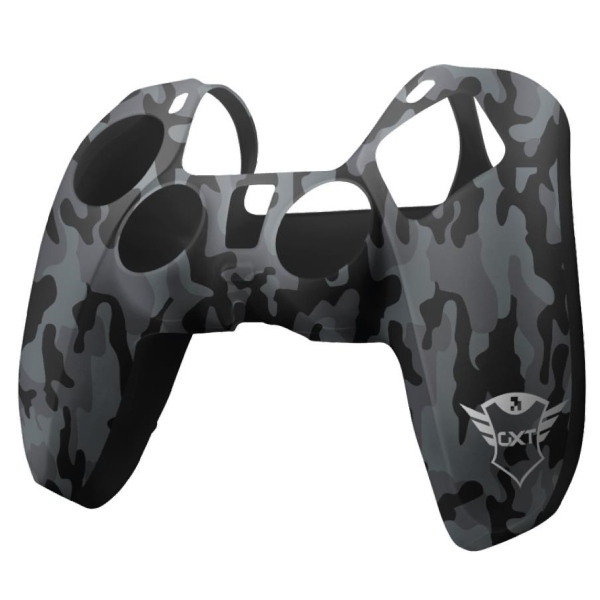 Trust GXT 748 silikónové puzdro na ovládač pre PS5, Black Camo