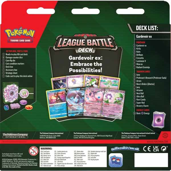 Kartová hra Pokémon TCG: Gardevoir ex League Battle Deck (Pokémon)