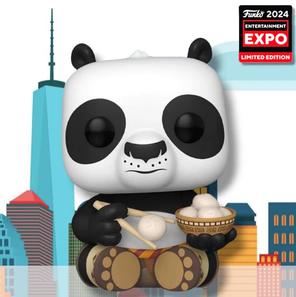 POP! Movies: PO (Kung Fu Panda) 2024 Limited Edition Entertainment Expo Shared Exclusive 15 cm