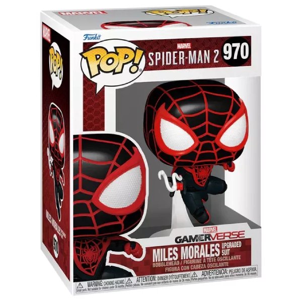 POP! Spider Man 2: Miles Morales Upgraded Suit (Marvel)