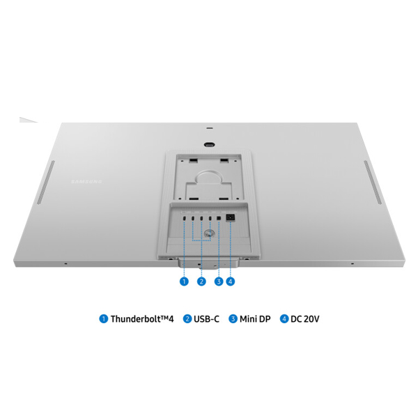 Samsung 27" ViewFinity 5K S90PC Smart monitor, strieborný Samsung 27" ViewFinity 5K S90PC Smart monitor, strieborný