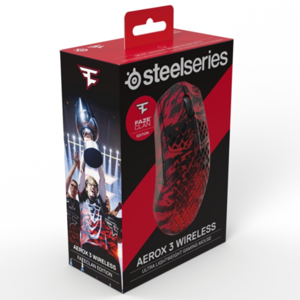 Steelseries Aerox 3 bezdrôtová myš Faze Clan Steelseries Aerox 3 bezdrôtová myš Faze Clan