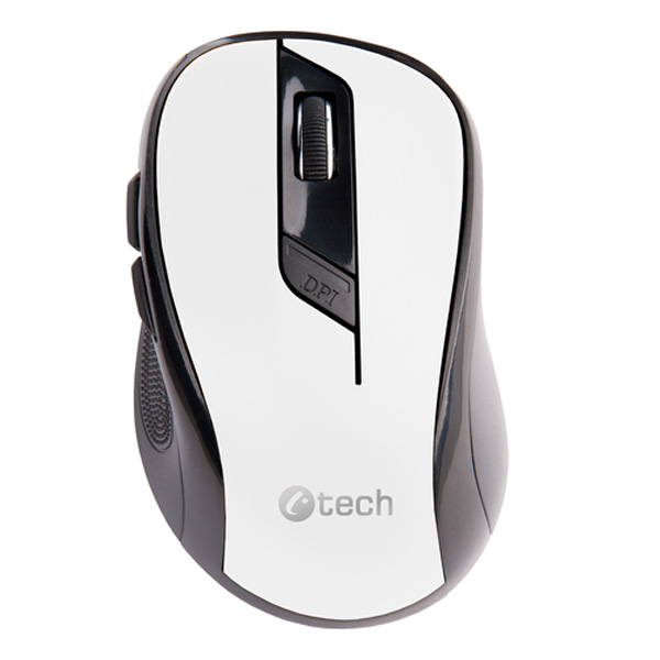 Bezdrôtová myš C-Tech WLM-02, USB, 1600 dpi, biela Bezdrôtová myš C-Tech WLM-02, USB, 1600 dpi, biela