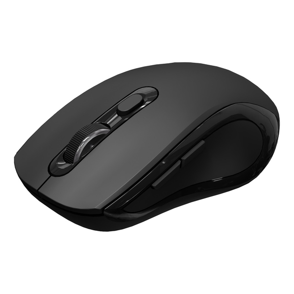 Bezdrôtová myš C-Tech WLM-12, duálny mód, BT5.0, USB, 1600 DPI, čierna Bezdrôtová myš C-Tech WLM-12, duálny mód, BT5.0, USB, 1600 DPI, čierna