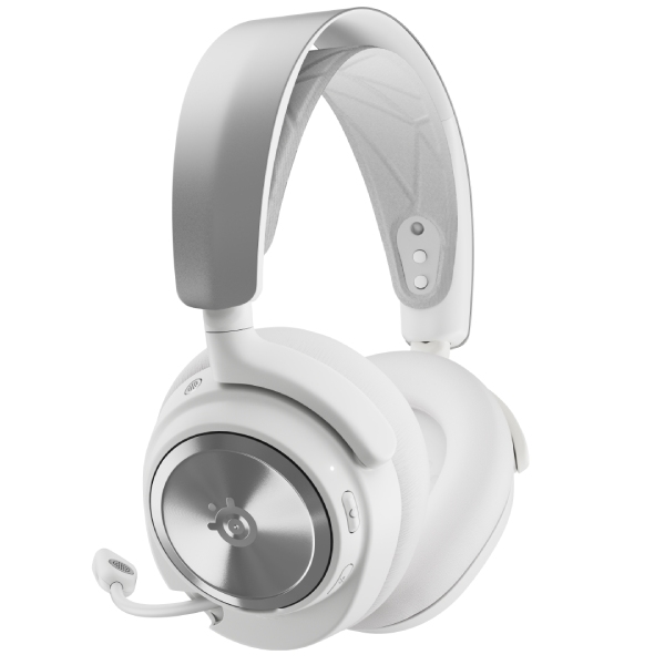 Bezdrôtové slúchadlá SteelSeries Arctis Nova Pro Wireless, biele Bezdrôtové slúchadlá SteelSeries Arctis Nova Pro Wireless, biele