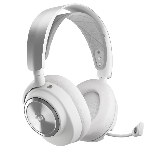Bezdrôtové slúchadlá SteelSeries Arctis Nova Pro Wireless, biele Bezdrôtové slúchadlá SteelSeries Arctis Nova Pro Wireless, biele
