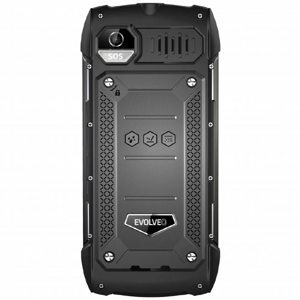 Evolveo StrongPhone H1, vodotesný odolný Dual SIM telefón, čierno-šedý Evolveo StrongPhone H1, vodotesný odolný Dual SIM telefón, čierno-šedý