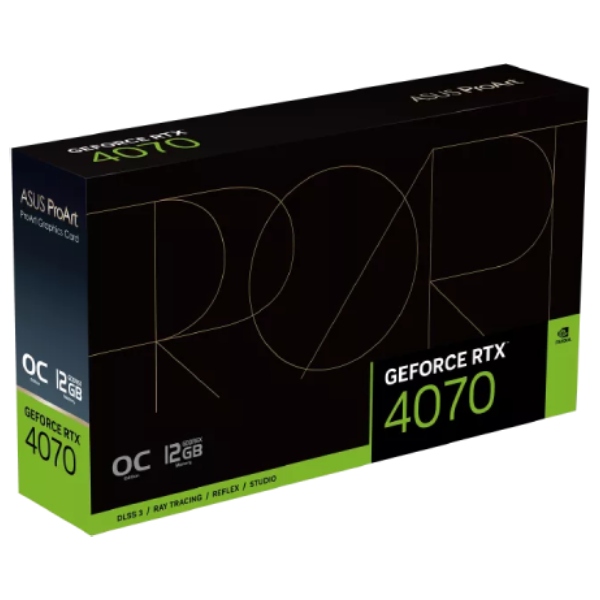 Grafická karta ASUS ProArt GeForce RTX 4070, OC, 12 GB, GDDR6x