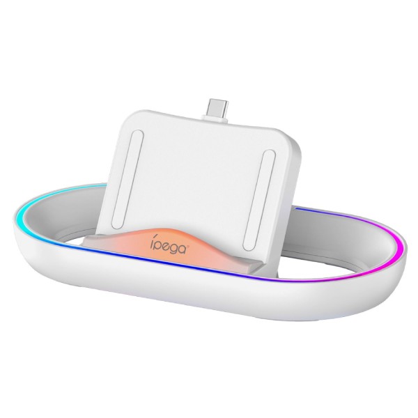 iPega P5P02 nabíjacia stanica s RGB pre PlayStation Portal Remote Player, biela iPega P5P02 nabíjacia stanica s RGB pre PlayStation Portal Remote Player, biela