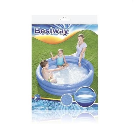 Acra Bestway Trojkomorový bazén 122 x 25 cm, modrý Acra Bestway Trojkomorový bazén 122 x 25 cm, modrý
