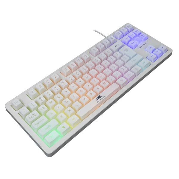 Baracuda Gaming keyboard KRILL, US, white