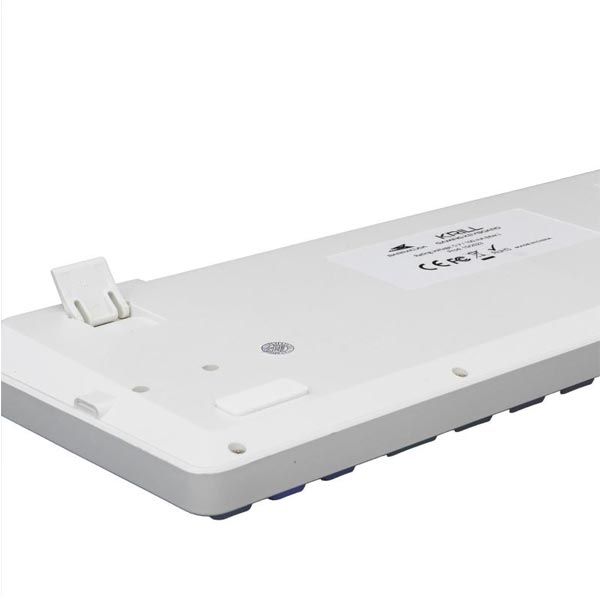 Baracuda Gaming keyboard KRILL, US, white