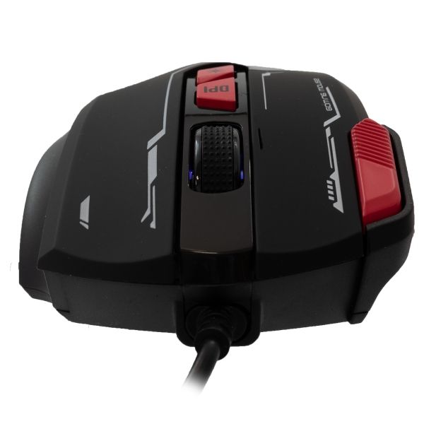 Baracuda Gaming mouse MANTA, 8D, 12800 dpi, black
