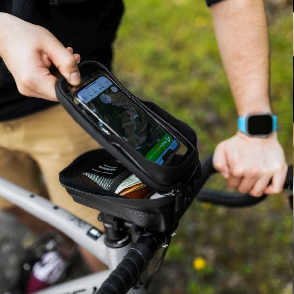 FIXED Odnímateľné puzdro mobilného telefónu na bicykel Bikee Bag, čierne FIXED Odnímateľné puzdro mobilného telefónu na bicykel Bikee Bag, čierne
