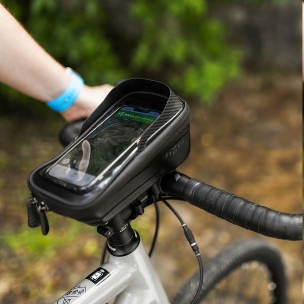 FIXED Odnímateľné puzdro mobilného telefónu na bicykel Bikee Bag, čierne FIXED Odnímateľné puzdro mobilného telefónu na bicykel Bikee Bag, čierne