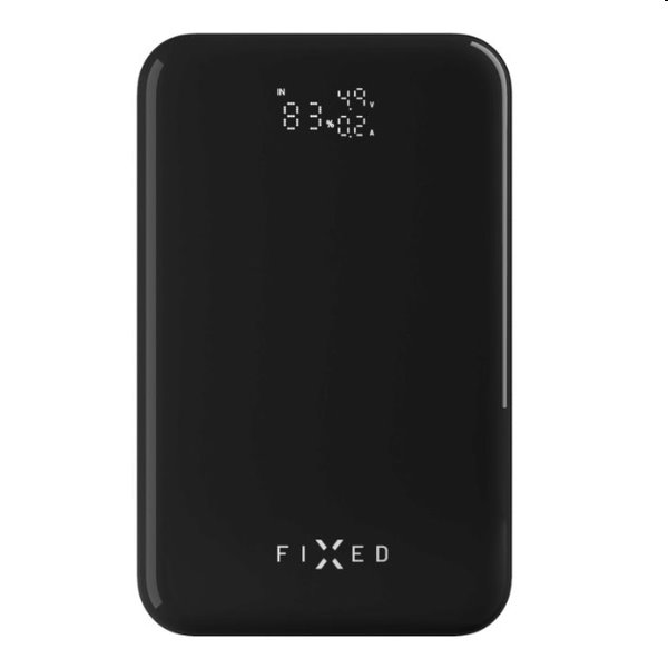 FIXED Powerbanka Zen 20 Pro s LCD displejom a výstupom 130W, 20 000 mAh, čierna