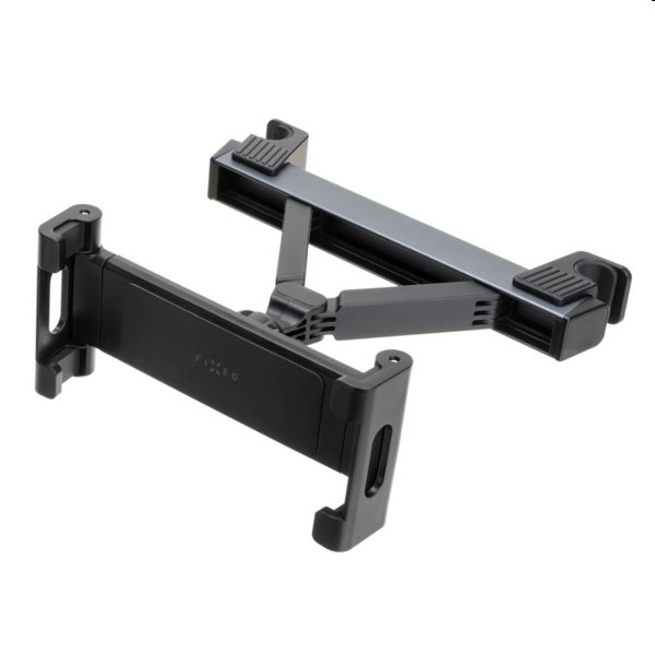 FIXED Univerzálny držiak pre tablety Passenger Max s uchytením do opierky hlavy a posuvným ramenom, space gray