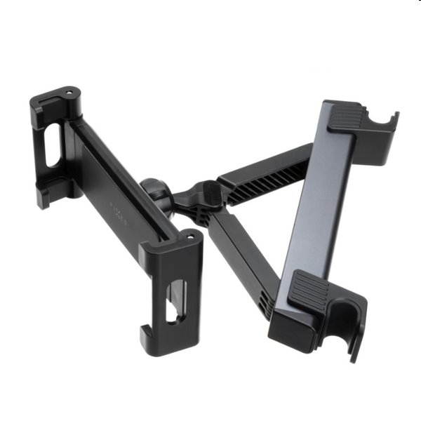 FIXED Univerzálny držiak pre tablety Passenger Max s uchytením do opierky hlavy a posuvným ramenom, space gray