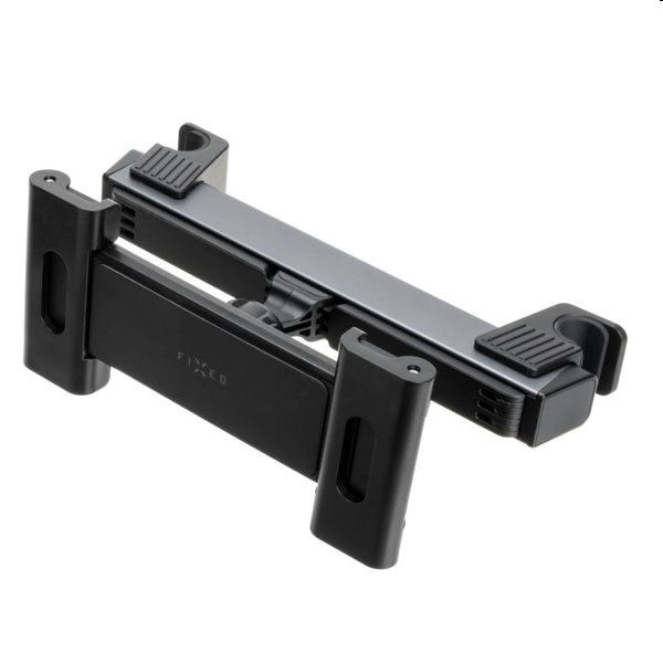 FIXED Univerzálny držiak pre tablety Passenger Max s uchytením do opierky hlavy a posuvným ramenom, space gray