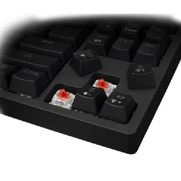 White Shark herná mechanická klávesnica KODACHI, US, červený switch, čierna White Shark herná mechanická klávesnica KODACHI, US, červený switch, čierna