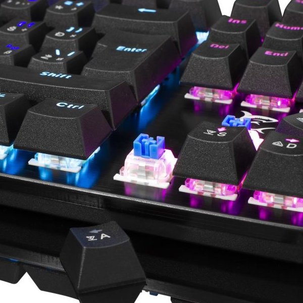 White Shark Gaming keyboard SPARTAN, US, black White Shark Gaming keyboard SPARTAN, US, black