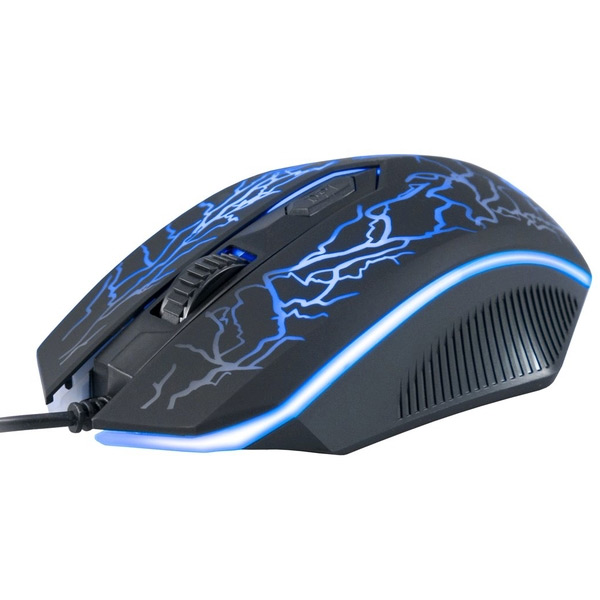 Herná myš C-Tech Tychon, USB, 3200 DPI, 7 farieb, čierna Herná myš C-Tech Tychon, USB, 3200 DPI, 7 farieb, čierna