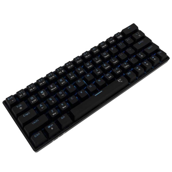 White Shark mechanická bezdrôtová herná klávesnica KAIKEN, US, červený switch, čierna White Shark mechanická bezdrôtová herná klávesnica KAIKEN, US, červený switch, čierna