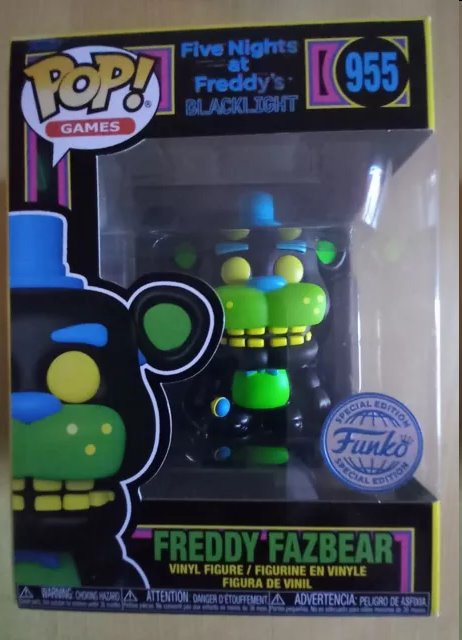 POP! Games: Freddy Fazbear Blacklight (Five Nights at Freddy's) Special Edition POP! Games: Freddy Fazbear Blacklight (Five Nights at Freddy's) Special Edition