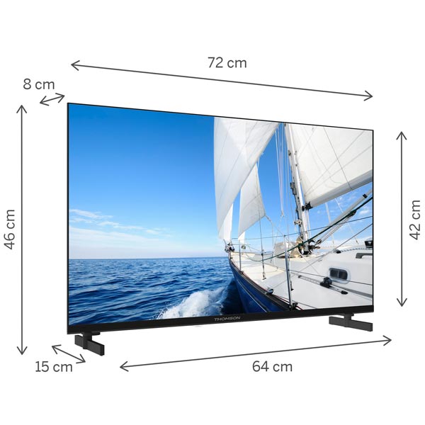 Thomson 32HG2S14 - Google TV 32" HD Black