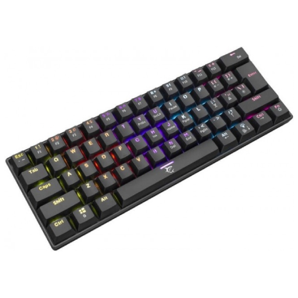 White Shark mechanická herná klávesnica SHINOBI, US, modrý switch, čierna White Shark mechanická herná klávesnica SHINOBI, US, modrý switch, čierna