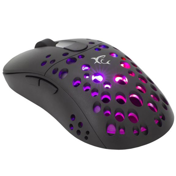 White Shark herná myš TRISTAN Crni RGB, 12 000 dpi, čierna