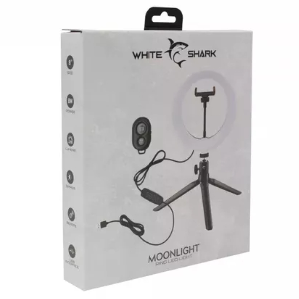 White Shark MOONLIGHT LED svetelný kruh (RL-08)