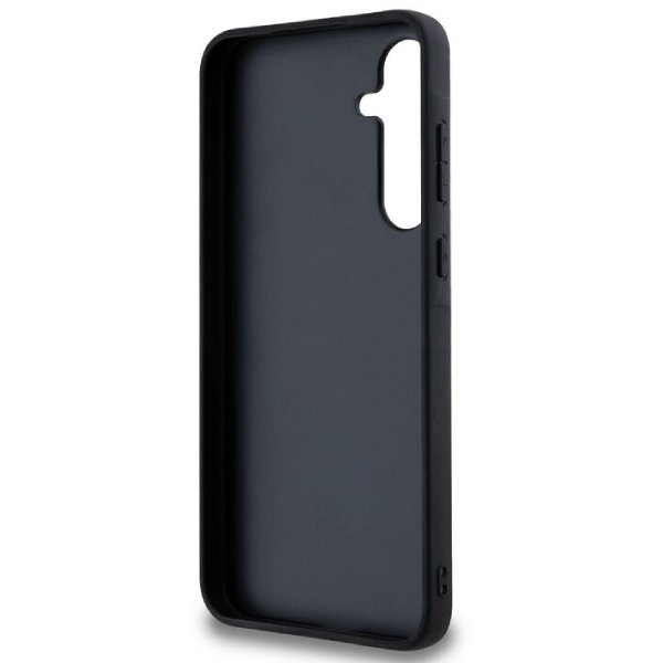 Zadný kryt Karl Lagerfeld Fixed Glitter Metal Ikonik pre Samsung Galaxy A35 5G, čierny Zadný kryt Karl Lagerfeld Fixed Glitter Metal Ikonik pre Samsung Galaxy A35 5G, čierny