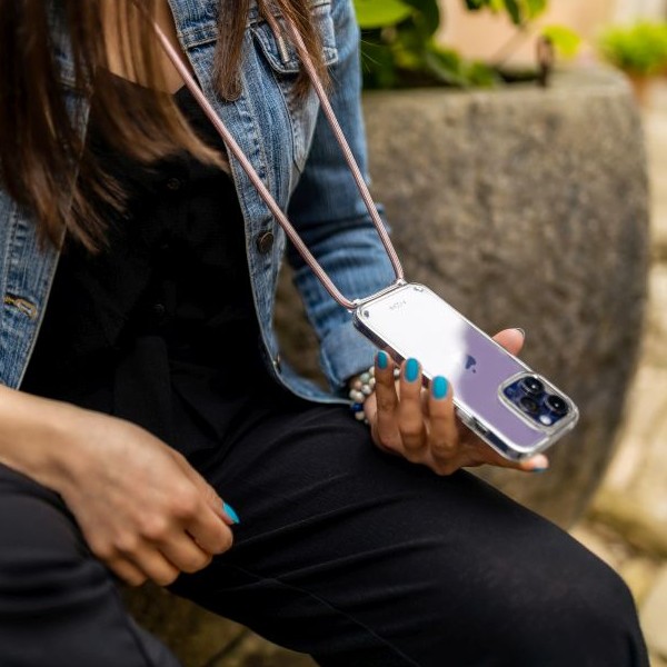 FIXED Pure Neck so šnúrkou na krk pre Samsung Galaxy A55 5G, ružová FIXED Pure Neck so šnúrkou na krk pre Samsung Galaxy A55 5G, ružová