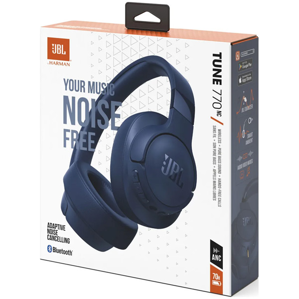 JBL Live 770NC bezdrôtové slúchadlá, modré JBL Live 770NC bezdrôtové slúchadlá, modré