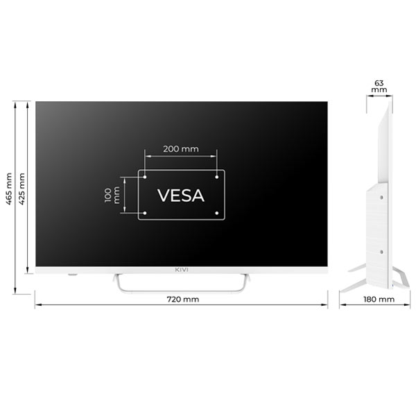 KIVI TV 32F760QW, 32" (81 cm), HD LED TV, AndroidTV, biely KIVI TV 32F760QW, 32" (81 cm), HD LED TV, AndroidTV, biely