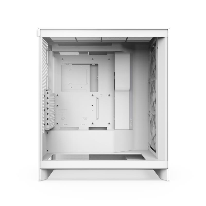 NZXT case H7 Flow / 2x 120 mm fan / tempered glass / mesh panel / white