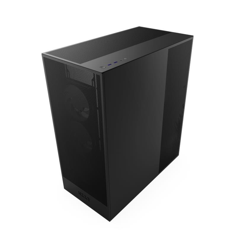NZXT case H7 Flow RGB / 3x 140 mm fan / glass / mesh panel / black