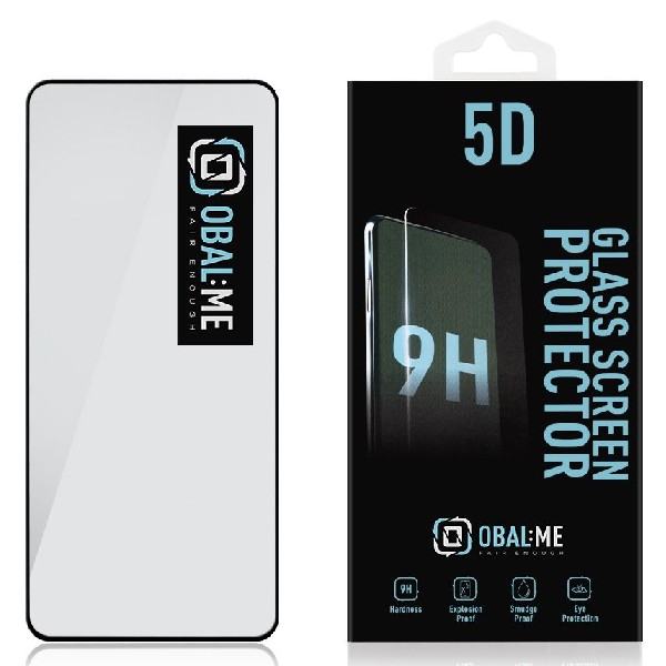OBAL:ME 5D Ochranné tvrdené sklo pre Xiaomi Redmi 13 Pro 4G/5G, čierna