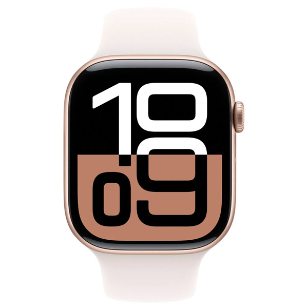 Apple Watch Series 10 GPS 46mm Ružovo zlaté hliníkové so svetlo rumenným športovým remienkom - S/M Apple Watch Series 10 GPS 46mm Ružovo zlaté hliníkové so svetlo rumenným športovým remienkom - S/M