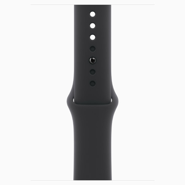 Apple Watch Series 10 GPS + Cellular 46mm Jet Black Aluminium Case with Black Sport Band - M/L