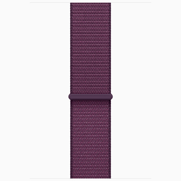 Apple Watch Series 10 GPS + Cellular 46mm Rose Gold Aluminium Case with Plum Sport Loop