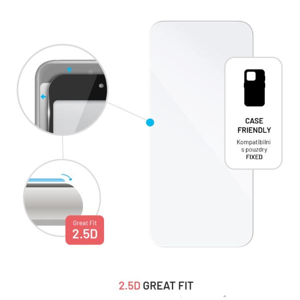 FIXED Ochranné tvrdené sklo pre Apple iPhone 16 Plus, číre FIXED Ochranné tvrdené sklo pre Apple iPhone 16 Plus, číre