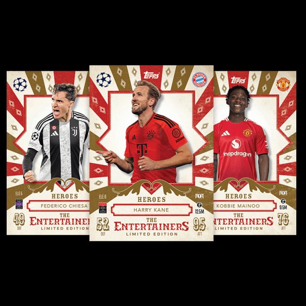 Futbalové karty Topps Match Attax TCG 2024/25 UCC Booster Tin 2 žltá Futbalové karty Topps Match Attax TCG 2024/25 UCC Booster Tin 2 žltá