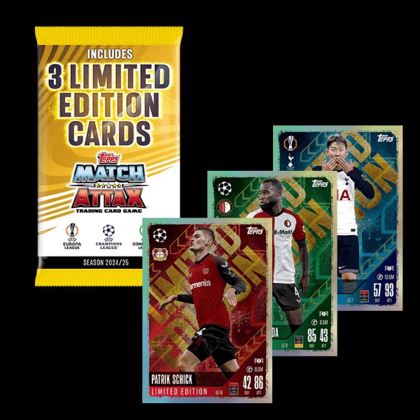 Futbalové karty Topps Match Attax TCG 2024/25 UCC Mega Multipack Futbalové karty Topps Match Attax TCG 2024/25 UCC Mega Multipack