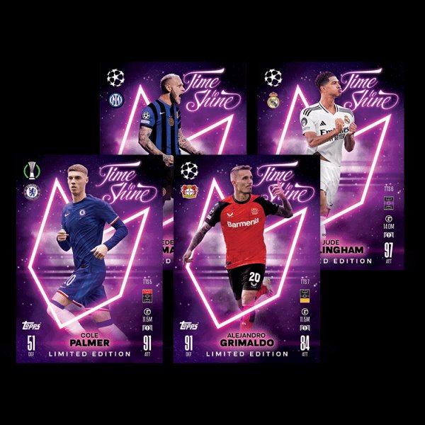 Futbalové karty Topps Match Attax TCG 2024/25 UCC Mega Tin 2 fialová Futbalové karty Topps Match Attax TCG 2024/25 UCC Mega Tin 2 fialová
