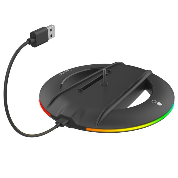 iPega P5S025S Vertikálny stojan s RGB pre PS5 Slim/PS5 Pro black iPega P5S025S Vertikálny stojan s RGB pre PS5 Slim/PS5 Pro black