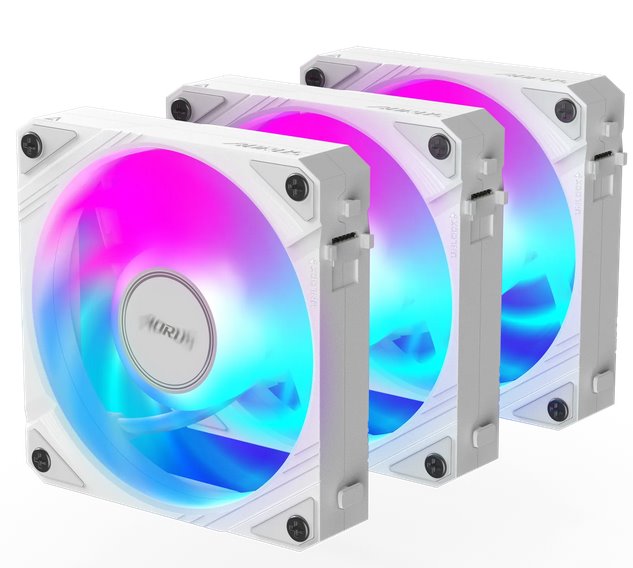 Gigabyte AORUS EZ CHAIN FAN 120 ICE, ARGB, white, 3-Pack