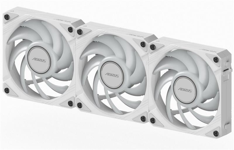 Gigabyte AORUS EZ CHAIN FAN 120 ICE, ARGB, white, 3-Pack